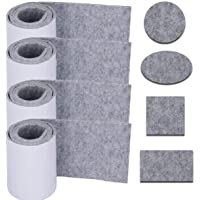 Fieltro Adhesivo Rollo- DBAILY 4 Piezas Protector Muebles Antideslizante Almohadillas Muebles Fieltro Corte Libre en…